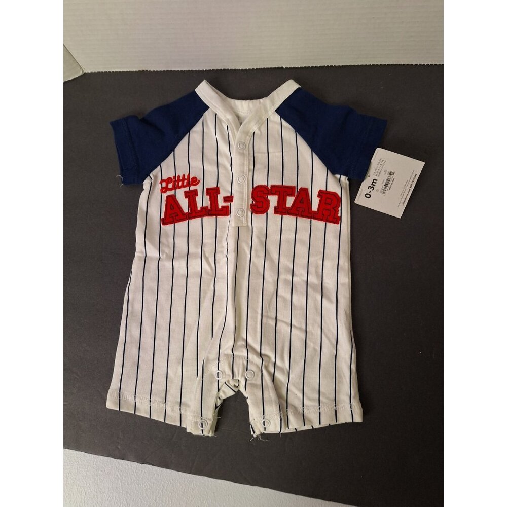 Child of Mine by Carter's Baby Boys' All Star One Piece 0-3 Month - Picture 1 of 5